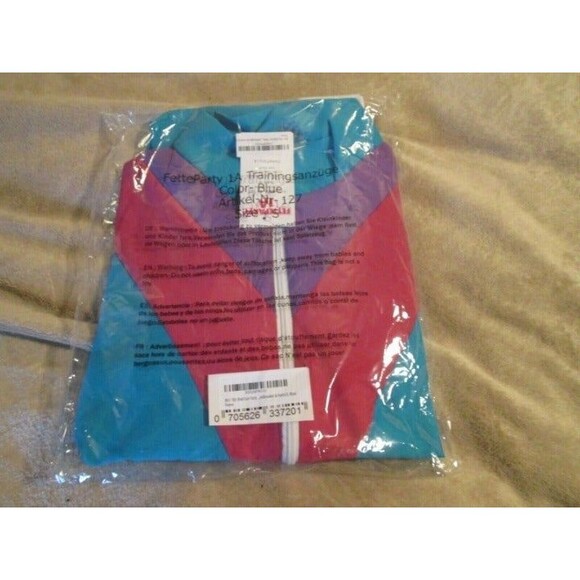 80s / 90s Shell Suit Party Dress Costume - Picture 4 of 6